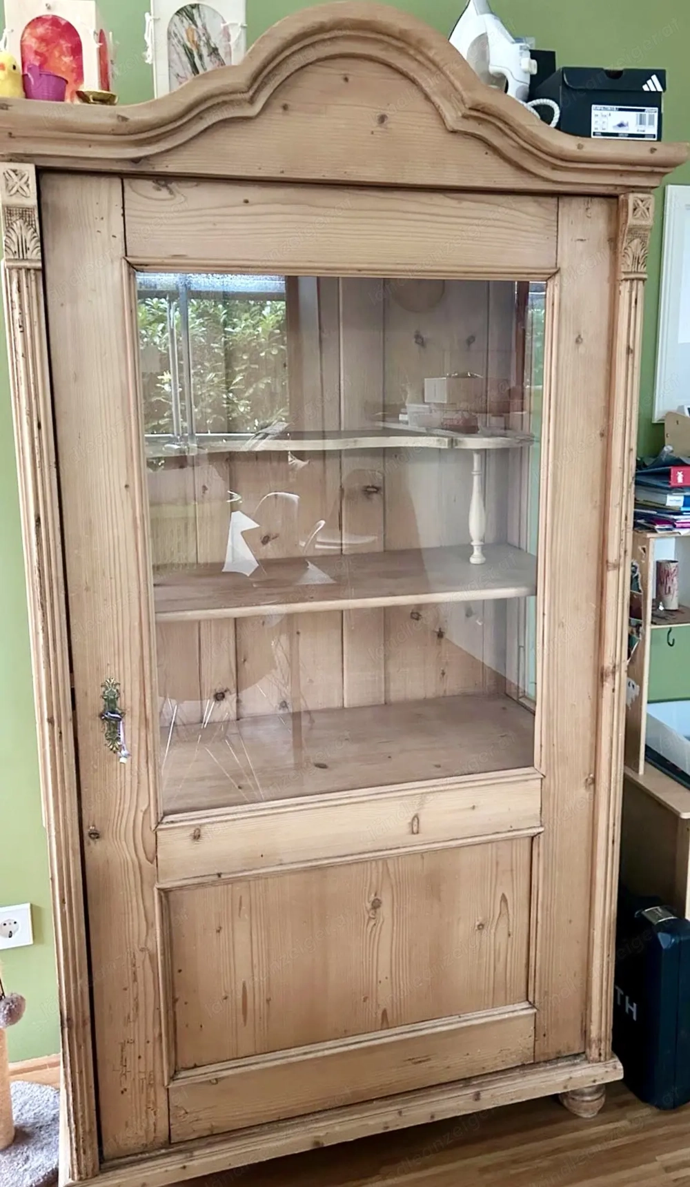 Antike Vitrine Holz 