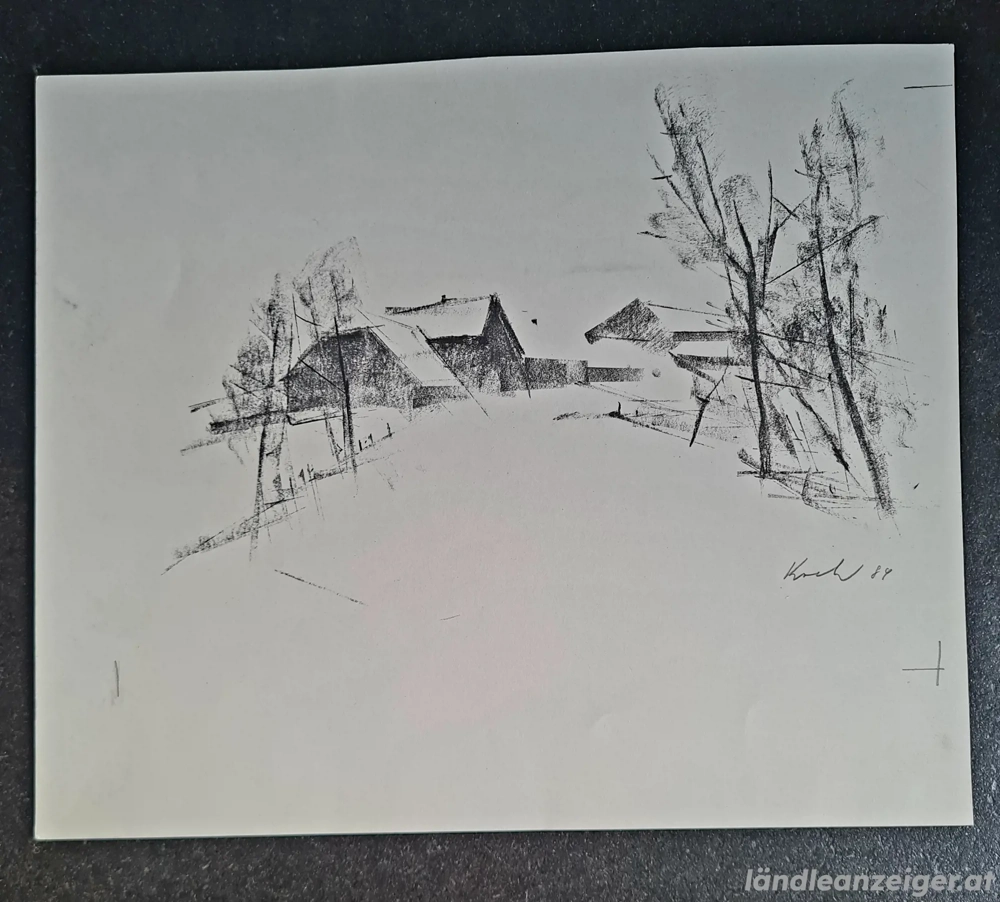 Gottfried Koch, Kohlezeichnungen