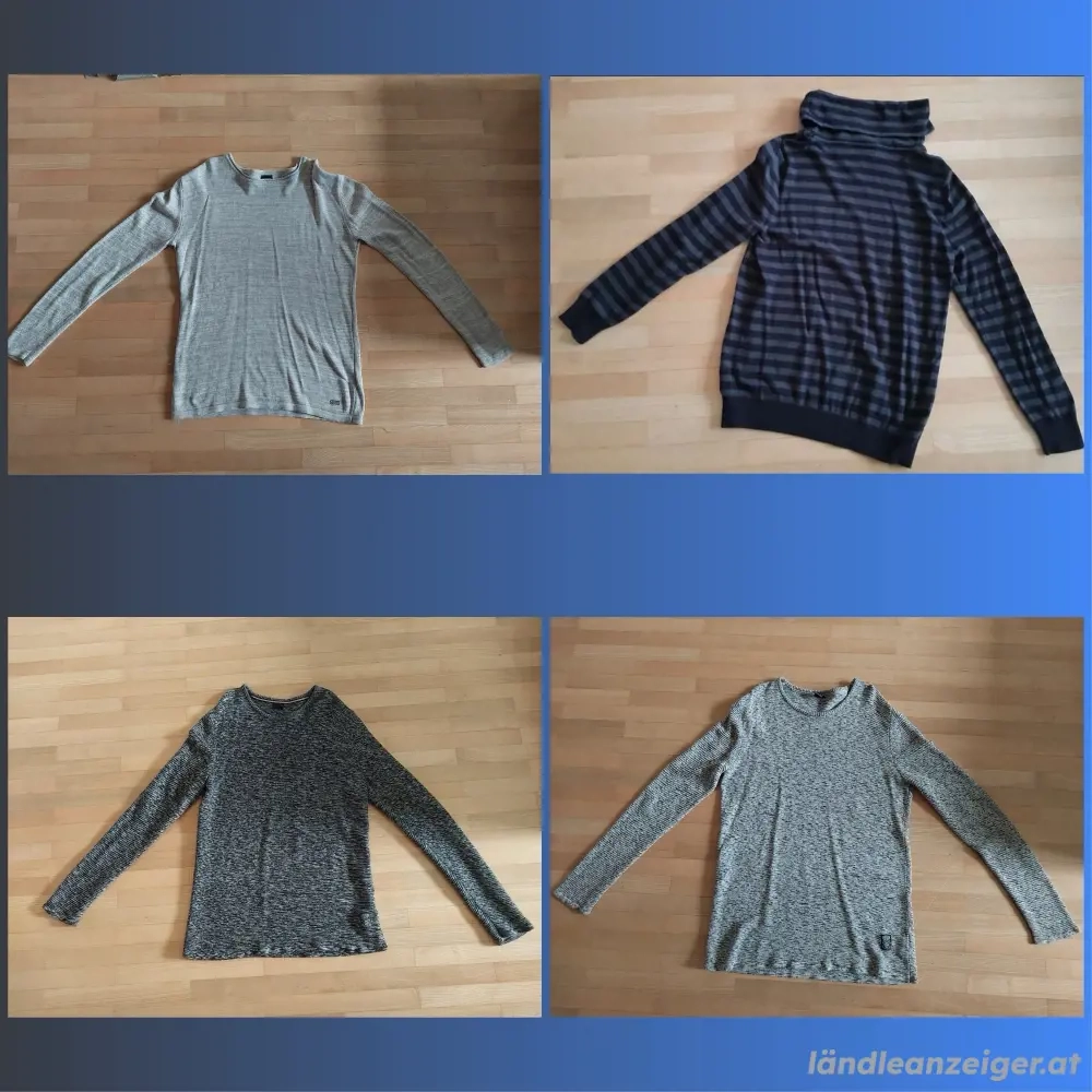 4 schöne Herren Strickpullover Gr.Large