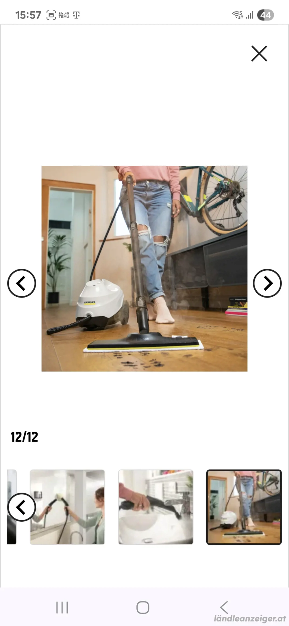 Kärcher Dampfreiniger mit Zubehörteile 