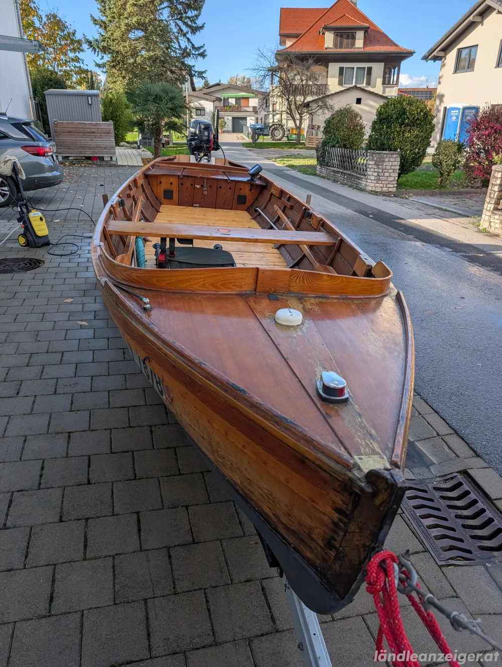 Gondel, Fischerboot, Boot, Bodenseezulassung, 20PS