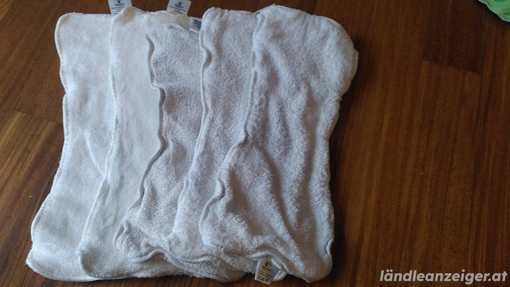 Blümchen Frottee Nachteinlagen Bambus Baumwolle (5 Stk.)