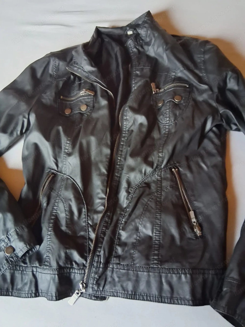 Leichte Damenlederjacke Imitat Gr.38 40