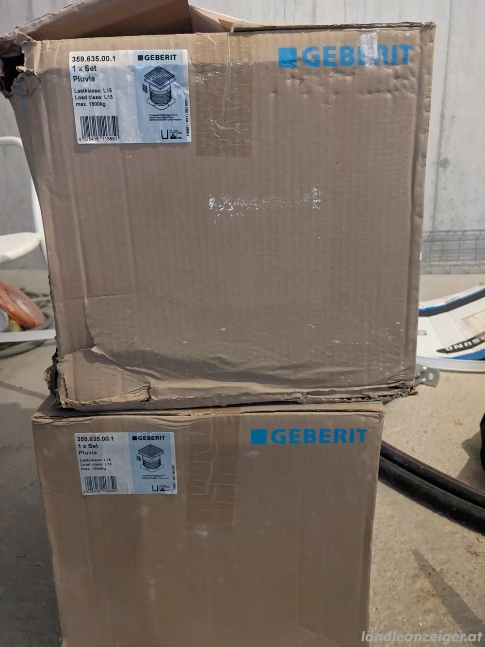 Geberit Pluvia Ergänzungsset befahrbar