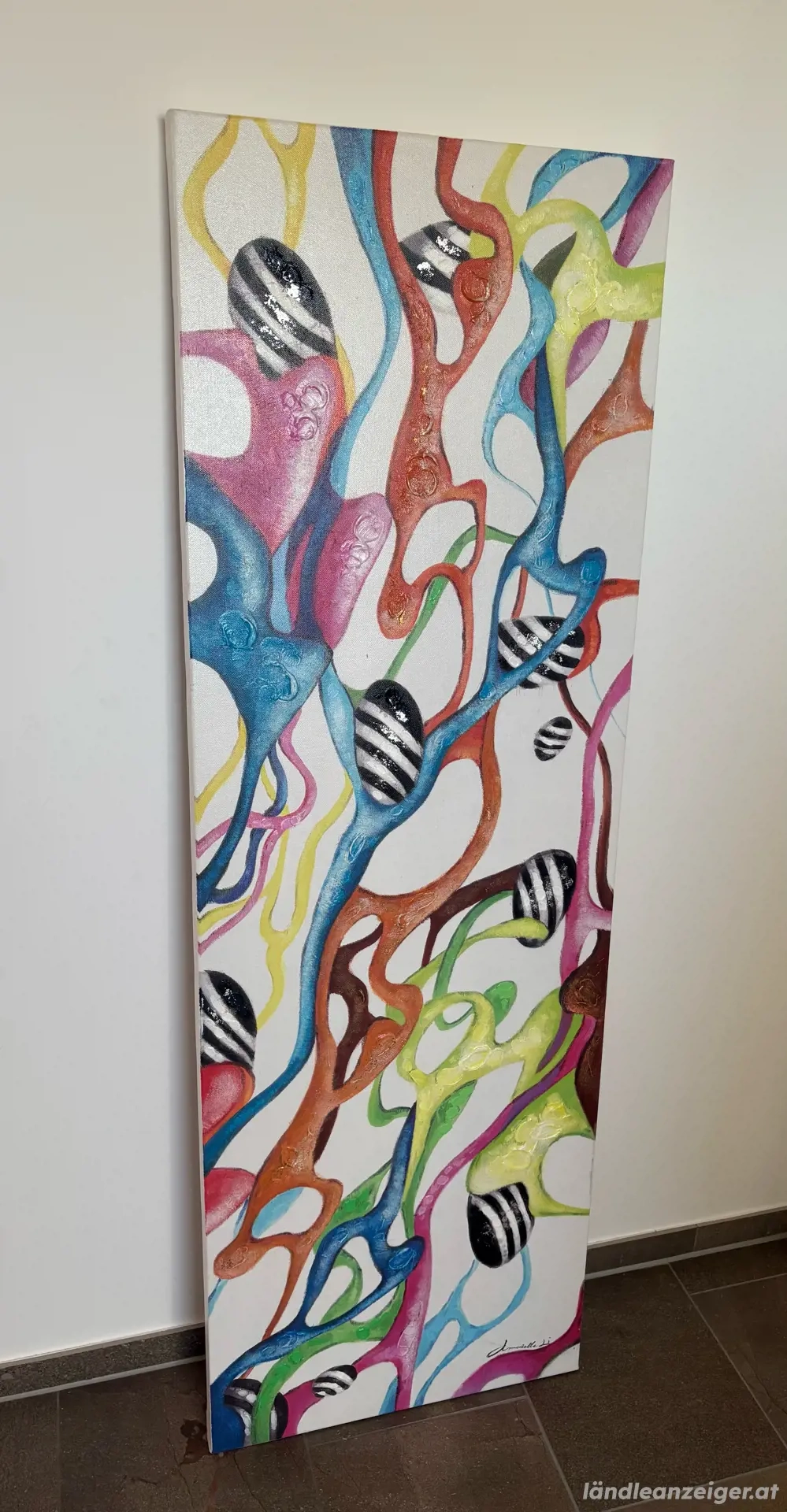 Acrylbild "Color Burst" 150x50x3,5 Wandbild