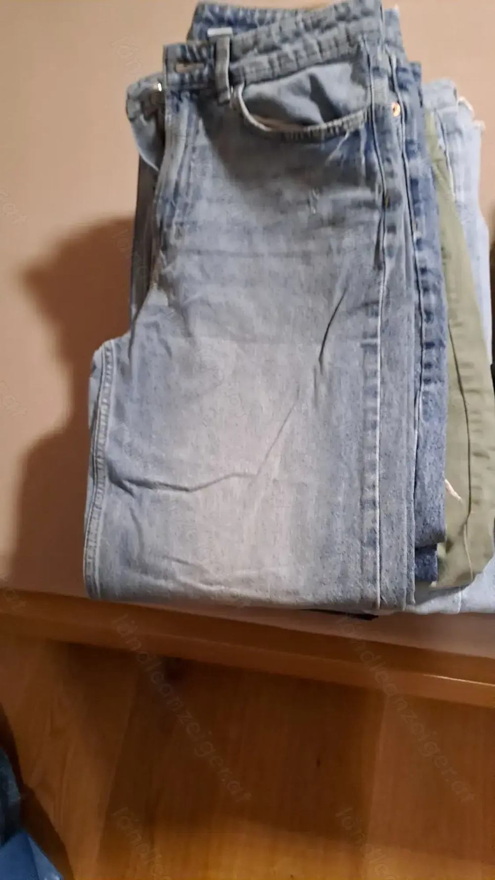 Jeanshosen lang, Stoffhosen lang