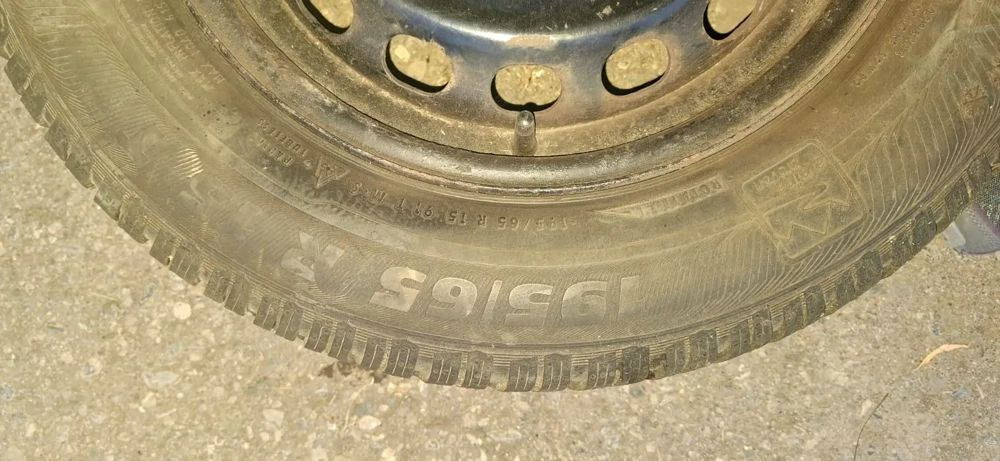 Winterreifen auf Stahlfelgen