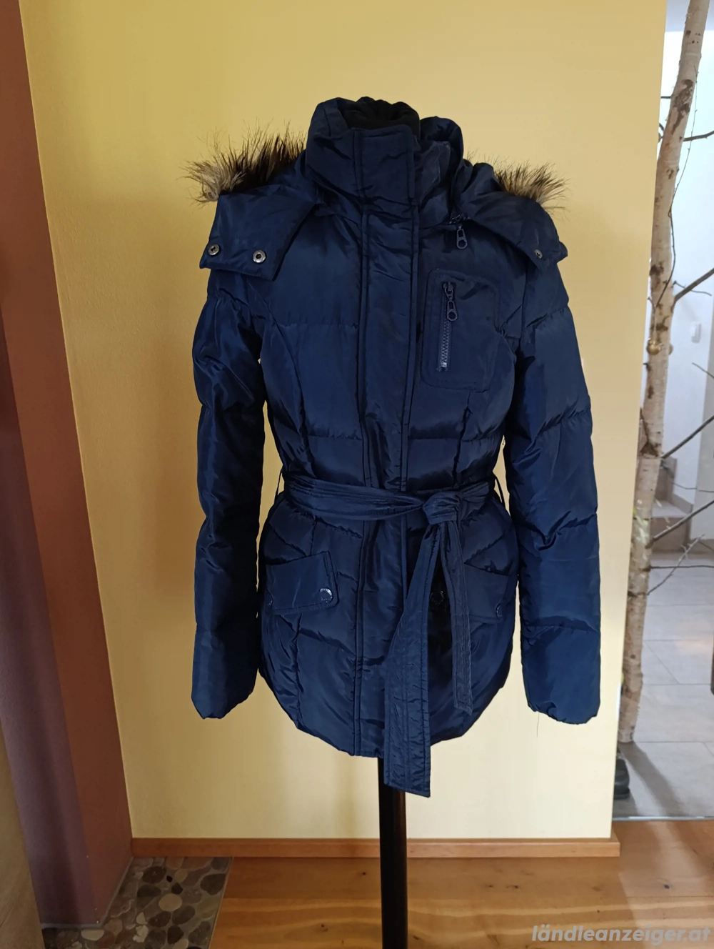 Daunenjacke Damen dunkelblau Gr. 36 S