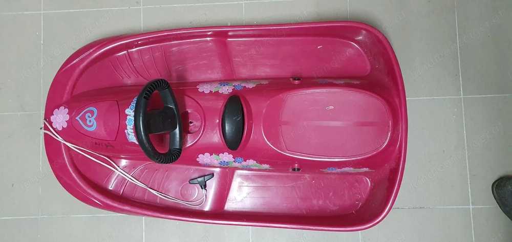 2 Stk. Kinder Skibob rot und pink