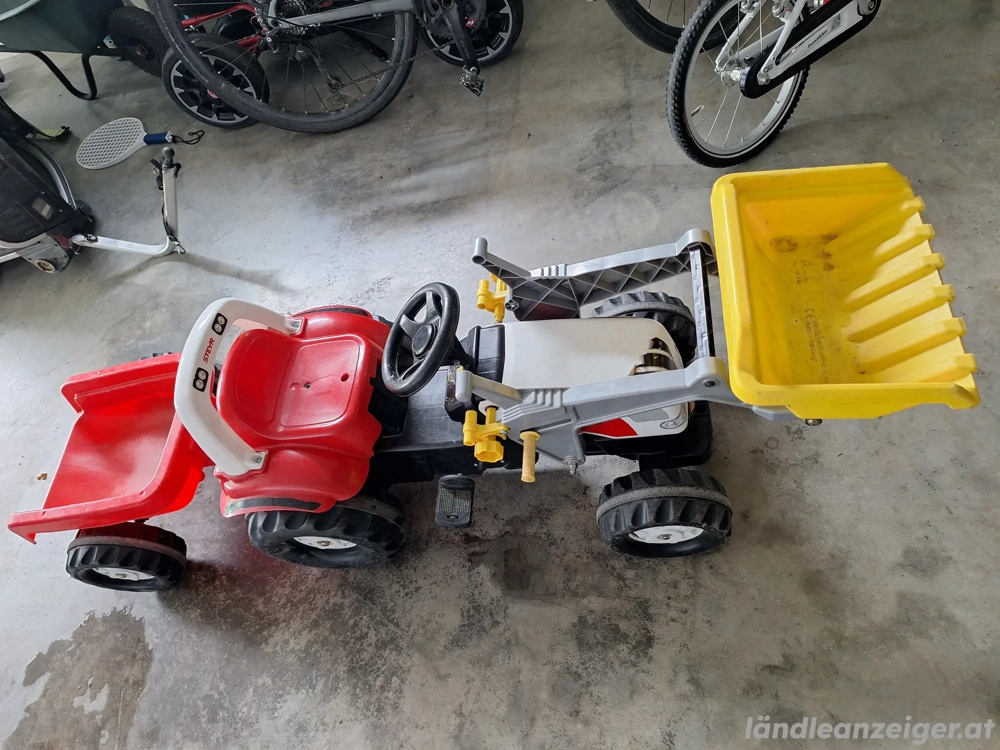 Traktor mit Anhänger