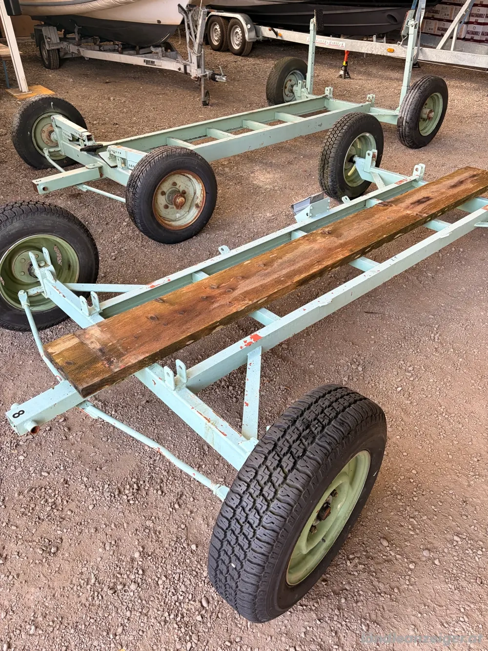 Boot Anhänger Harbeck Trailer Schiff Motorboot  Weber usw