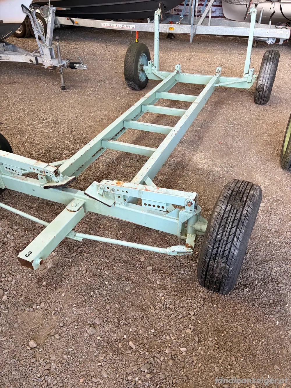 Boot Segelboot Anhänger Harbeck Weber  Trailer Schiff Motorboot  Weber usw