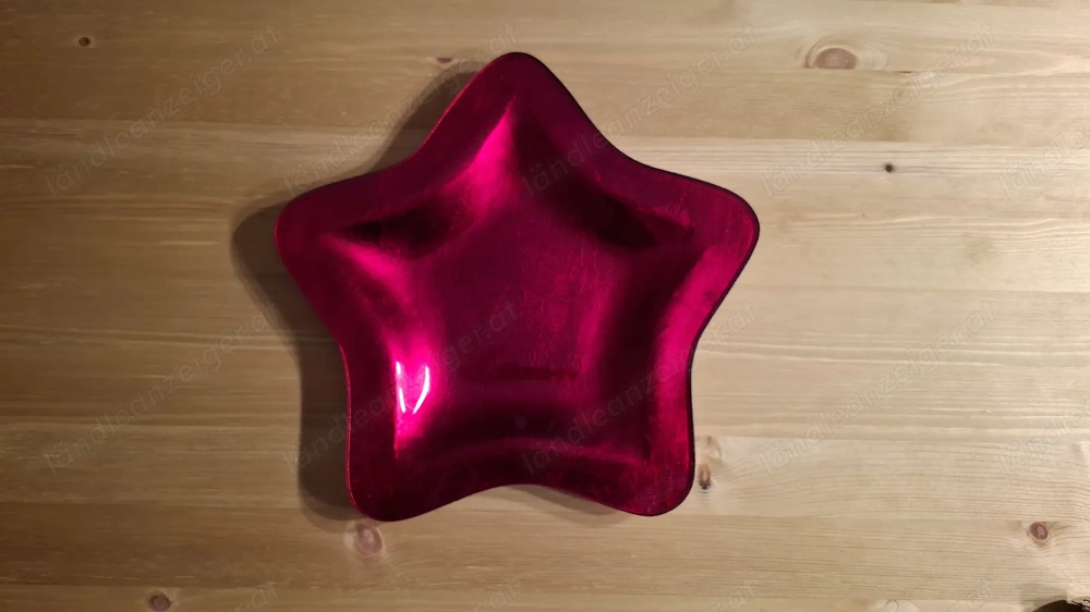 Dekoteller sternförmig