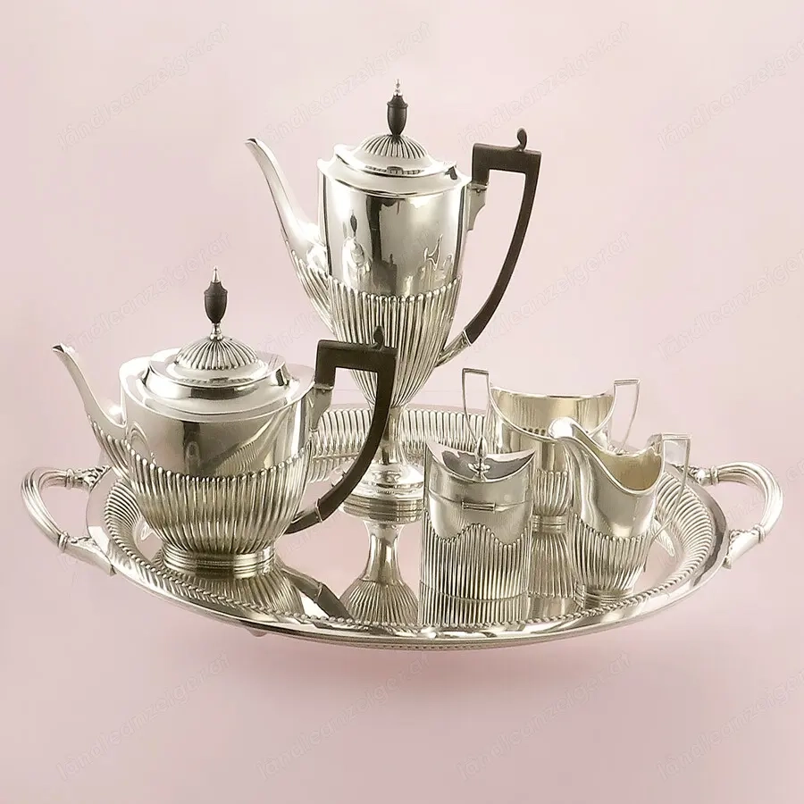 Kaffee Teeservice Sterling Antik