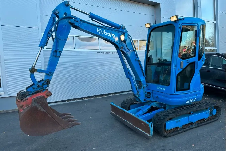 Kubota U25 -3 Minibagger Bagger mit Kabine 644 Stunden