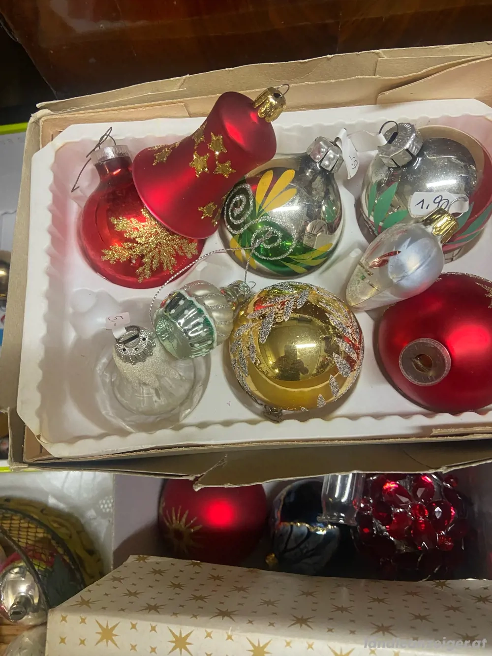 Alte Christbaumkugeln