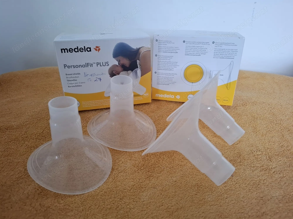 Medela PersonalFit PLUS Doppelpumpset mit Brusthauben 27 mm