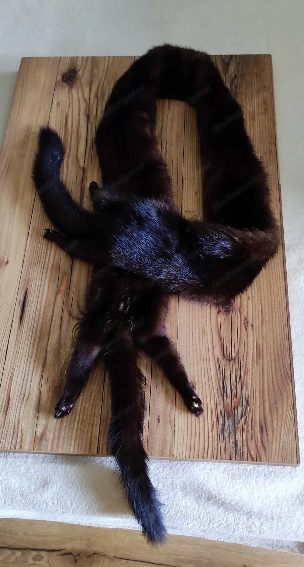 Eleganter klassische Vintage Pelzschal neu nie getragen