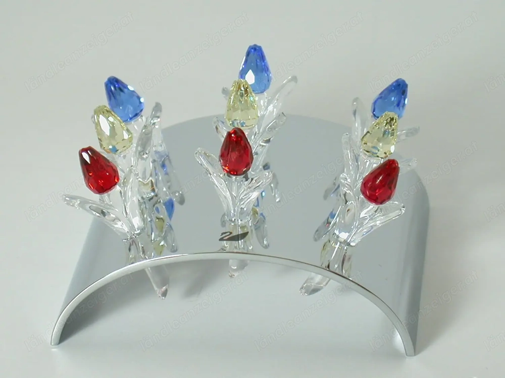 Swarovski Tulpen 3 x groß + 9 x klein