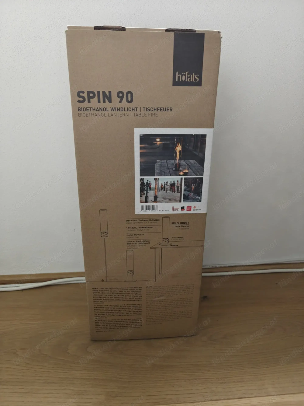 Höfats Spin 90 Bioethanol Windlicht - NEU & OVP