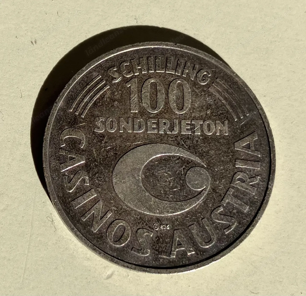 100 Schilling Sonderjeton 1984 Casinos Austria 