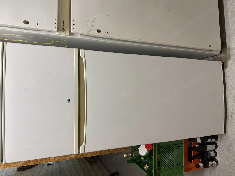 2x Kühlschrank (1x Einbau, 1x freistehend)