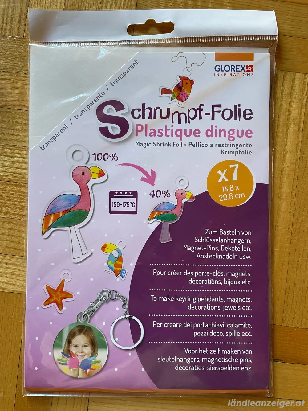 Schrumpf Folie zum Basteln