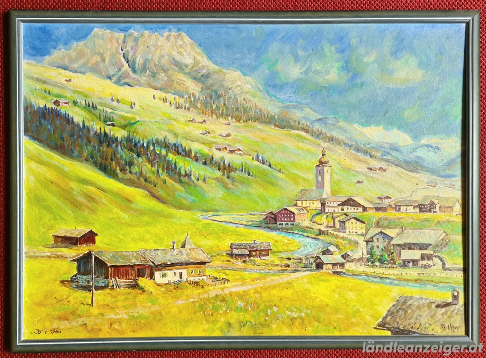LECH, Gemälde von R. Neyer, 1936 
