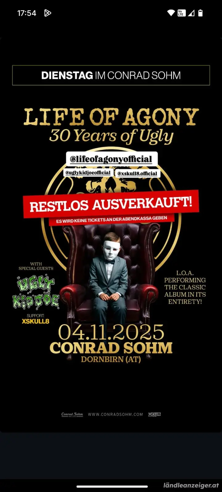 Life of Agony Tickets