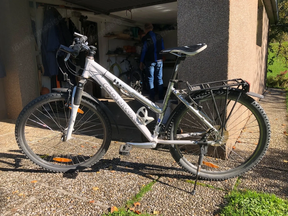 Jugendmountainbike Marke Conway 26 Zoll Reifengröße