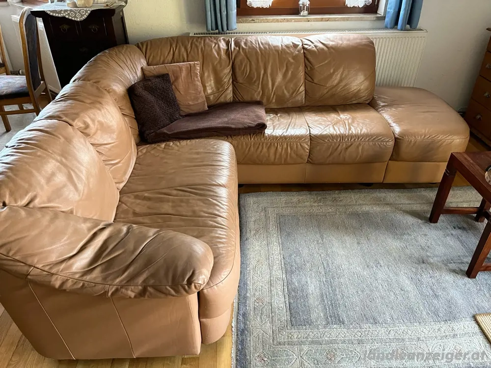 Ledersofa zu verschenken