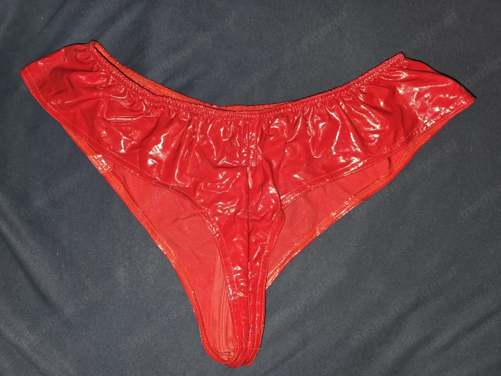 Lack String, Wet Look Panty Lack Top