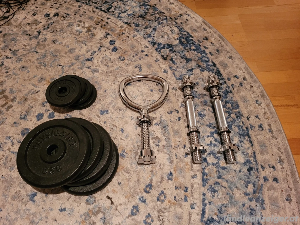 Kurzhantelstange 2x, Kettlebell, Gewichte
