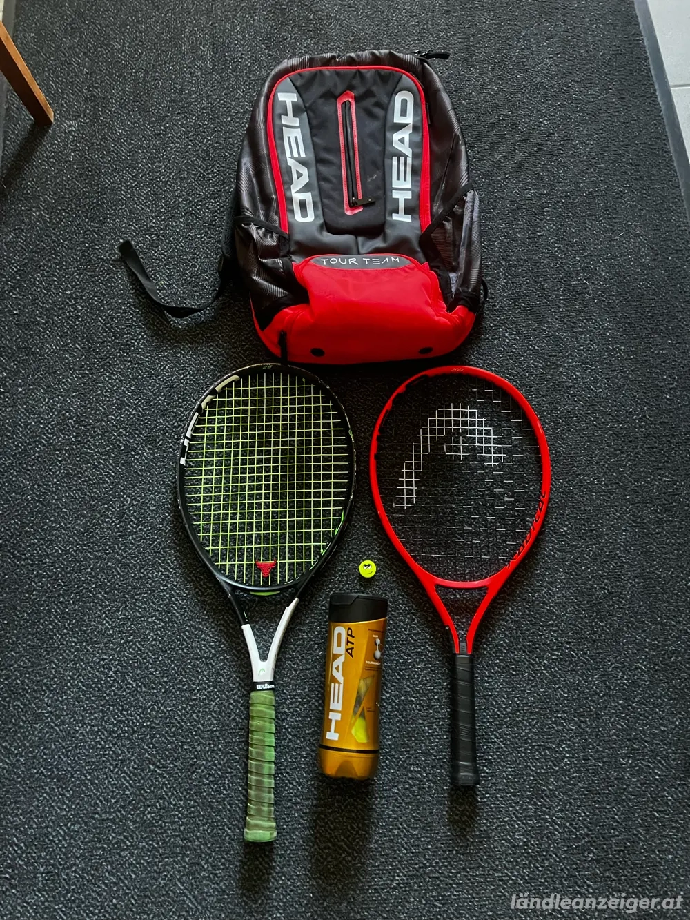 Tennis schläger + Tasche + Bälle VB