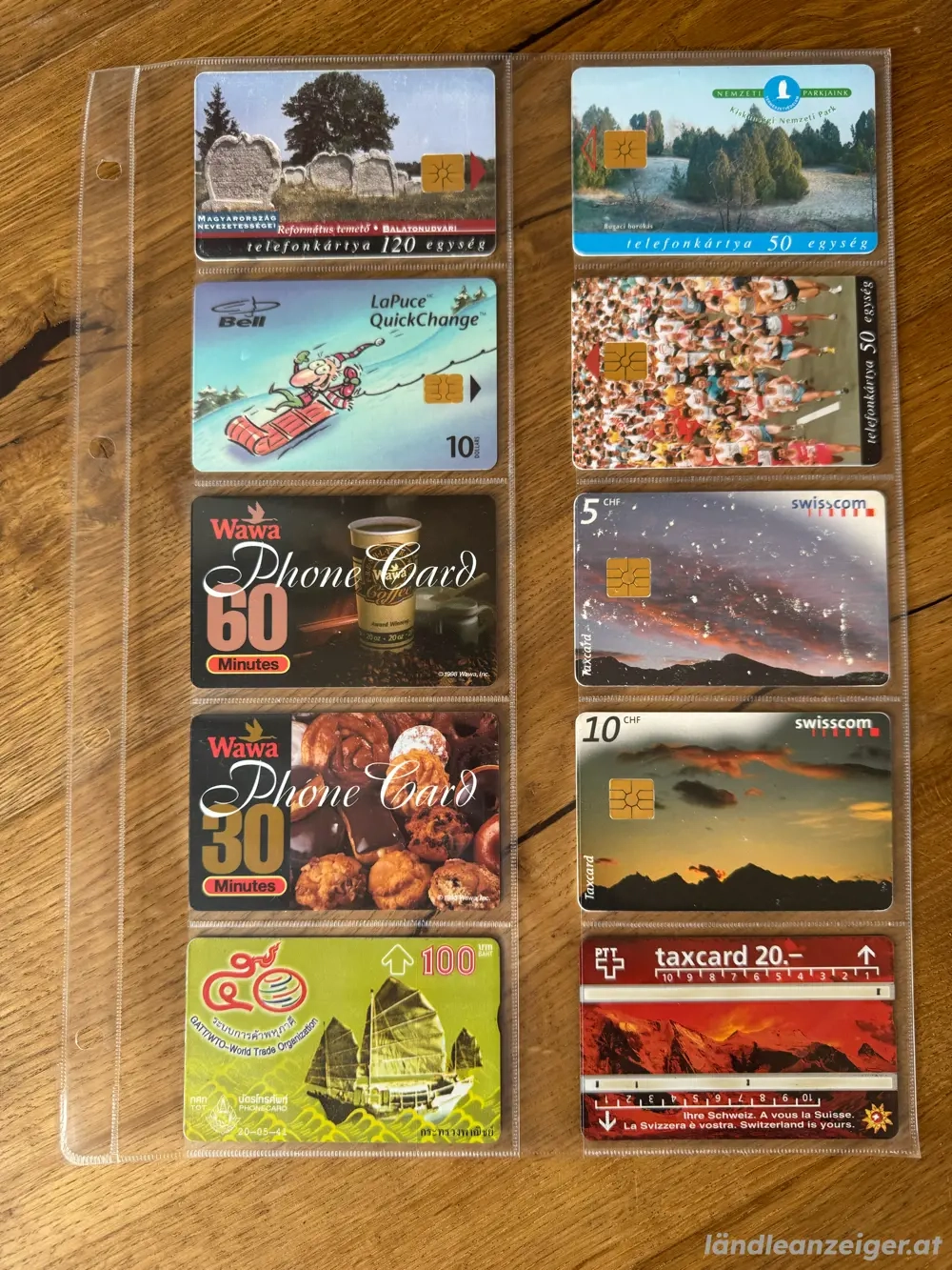 Telefonwertkarten Sammlung