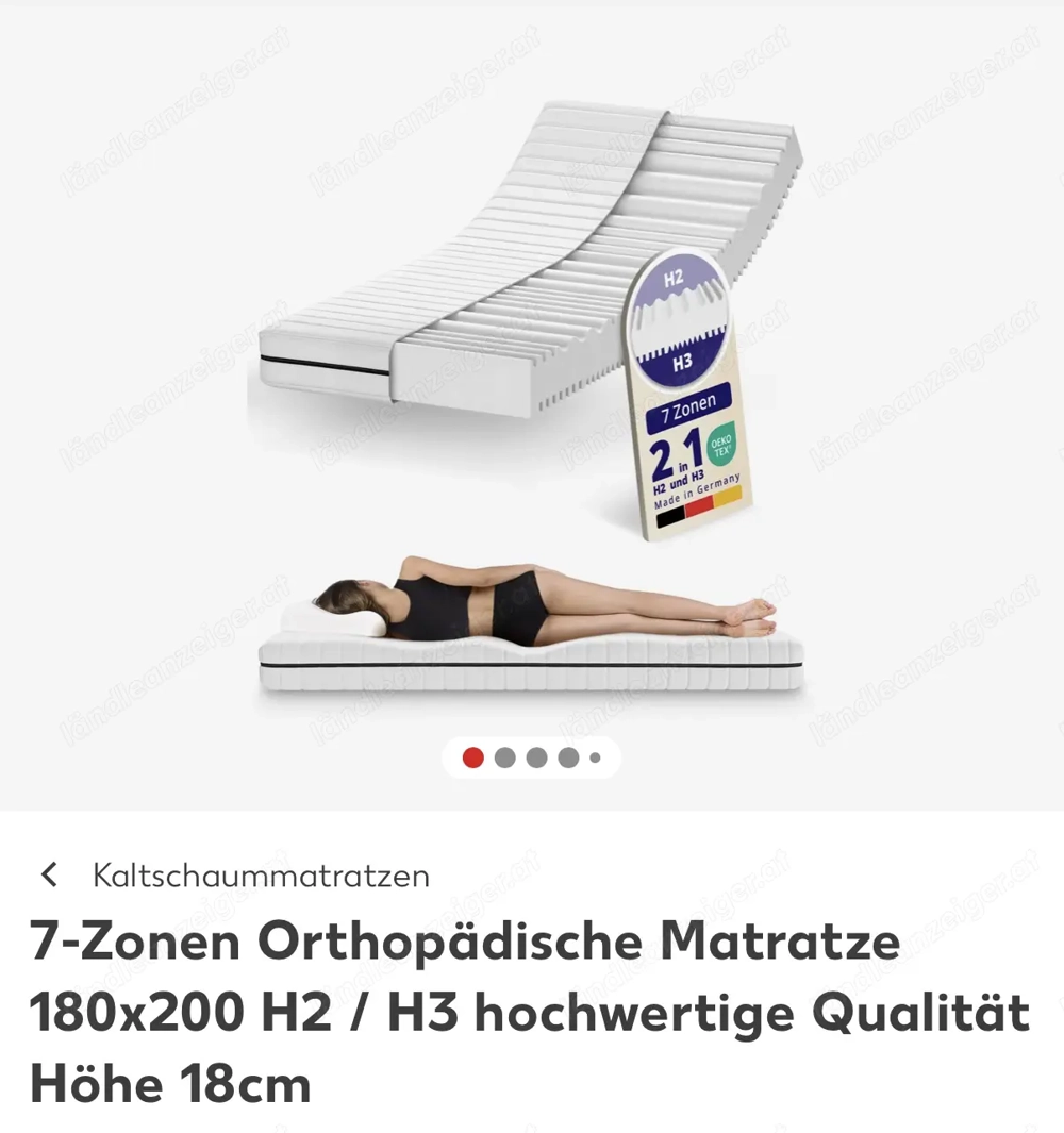 Orthopädische Matratze
