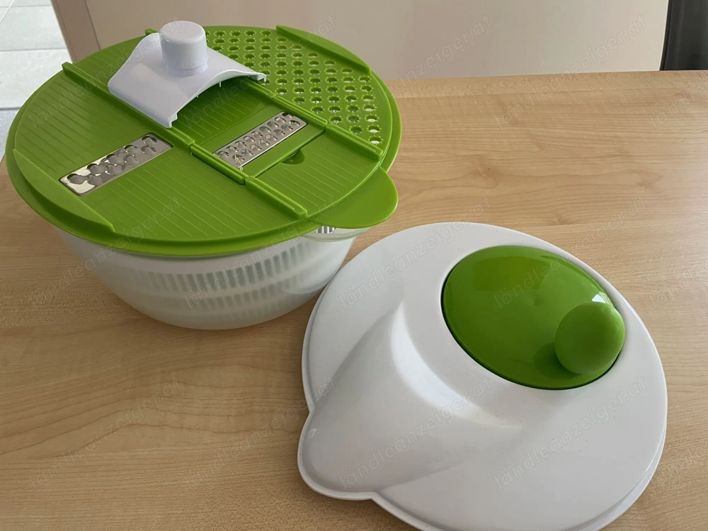 Salatschleuder-Set Gourmetmaxx, neuwertig