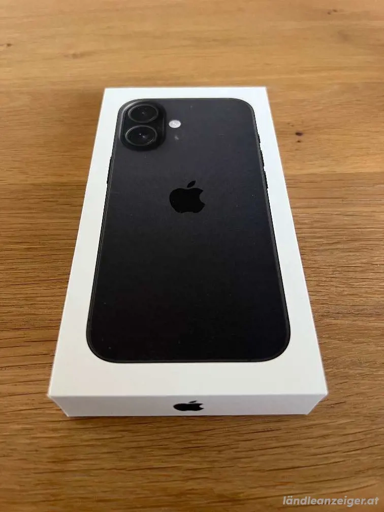 iPhone 16, 128GB, Schwarz