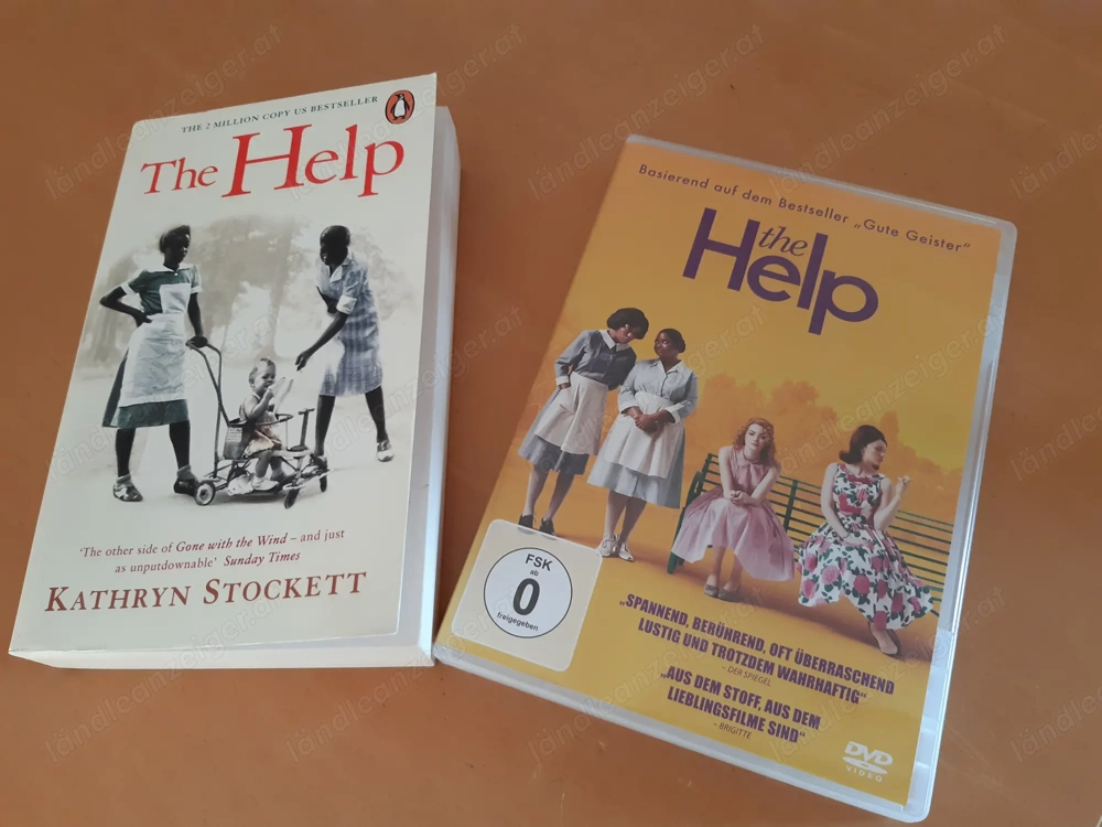 Buch "The Help" auf Englisch mit DVD