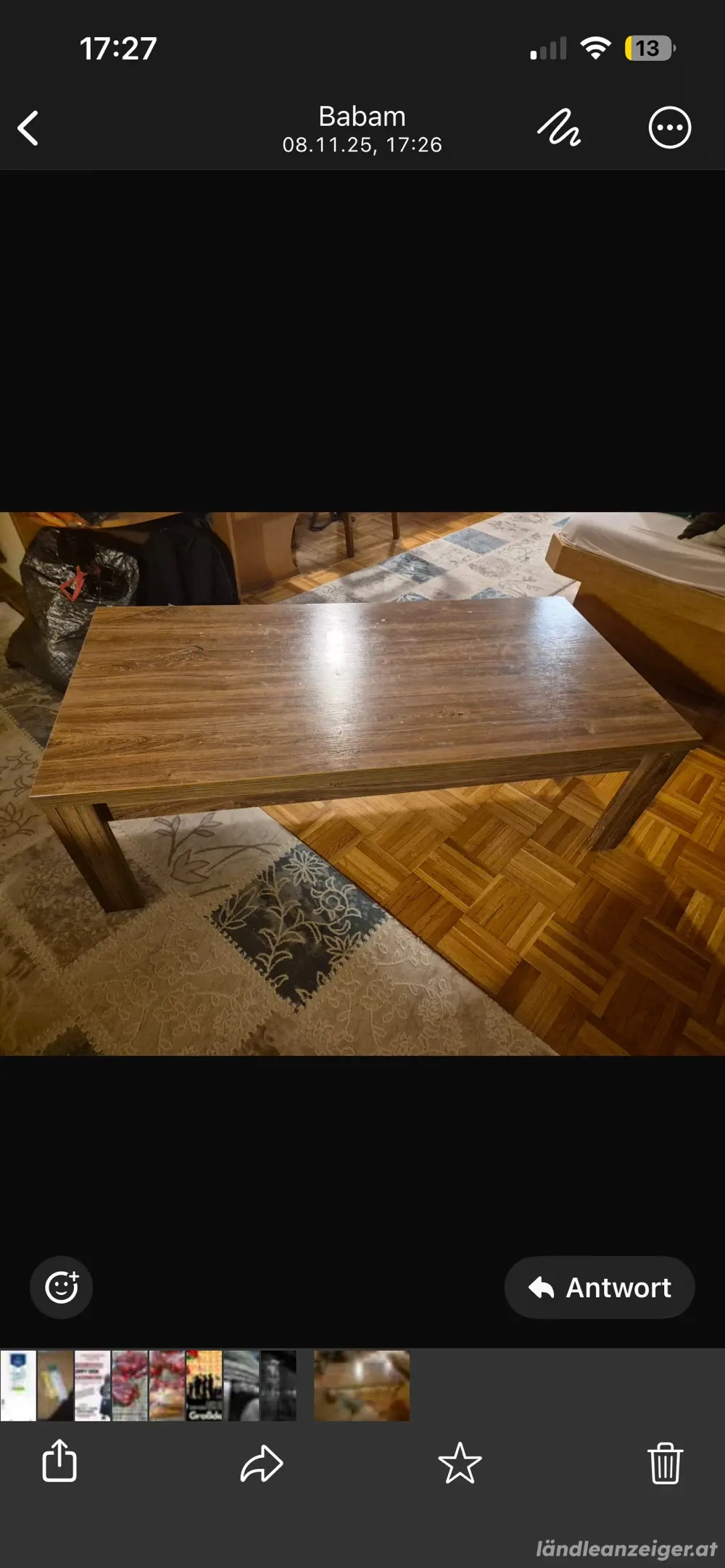 Couchtisch zu Verschenken