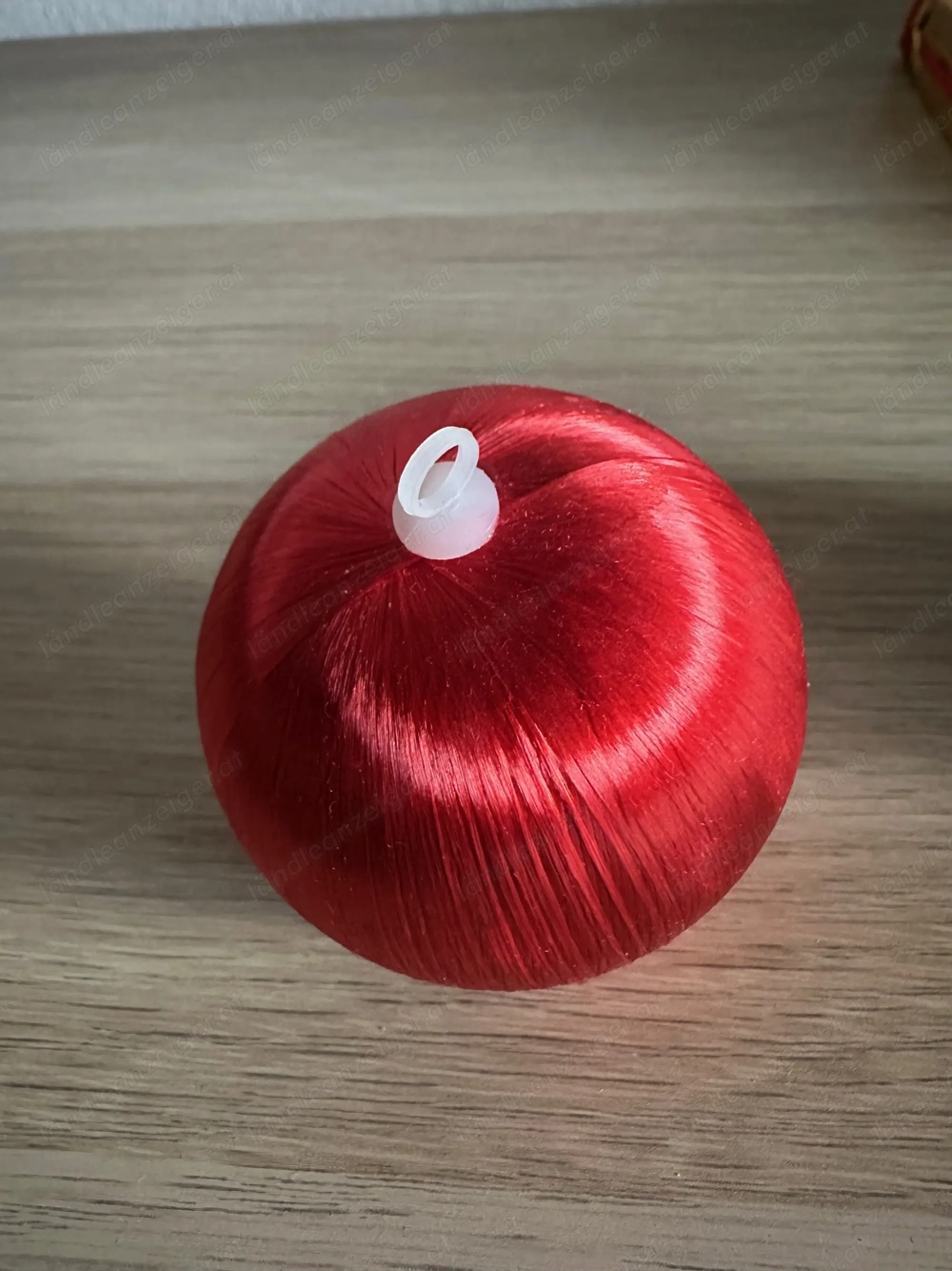 Edle Christbaumkugeln rot bruchsicher Baumbehang