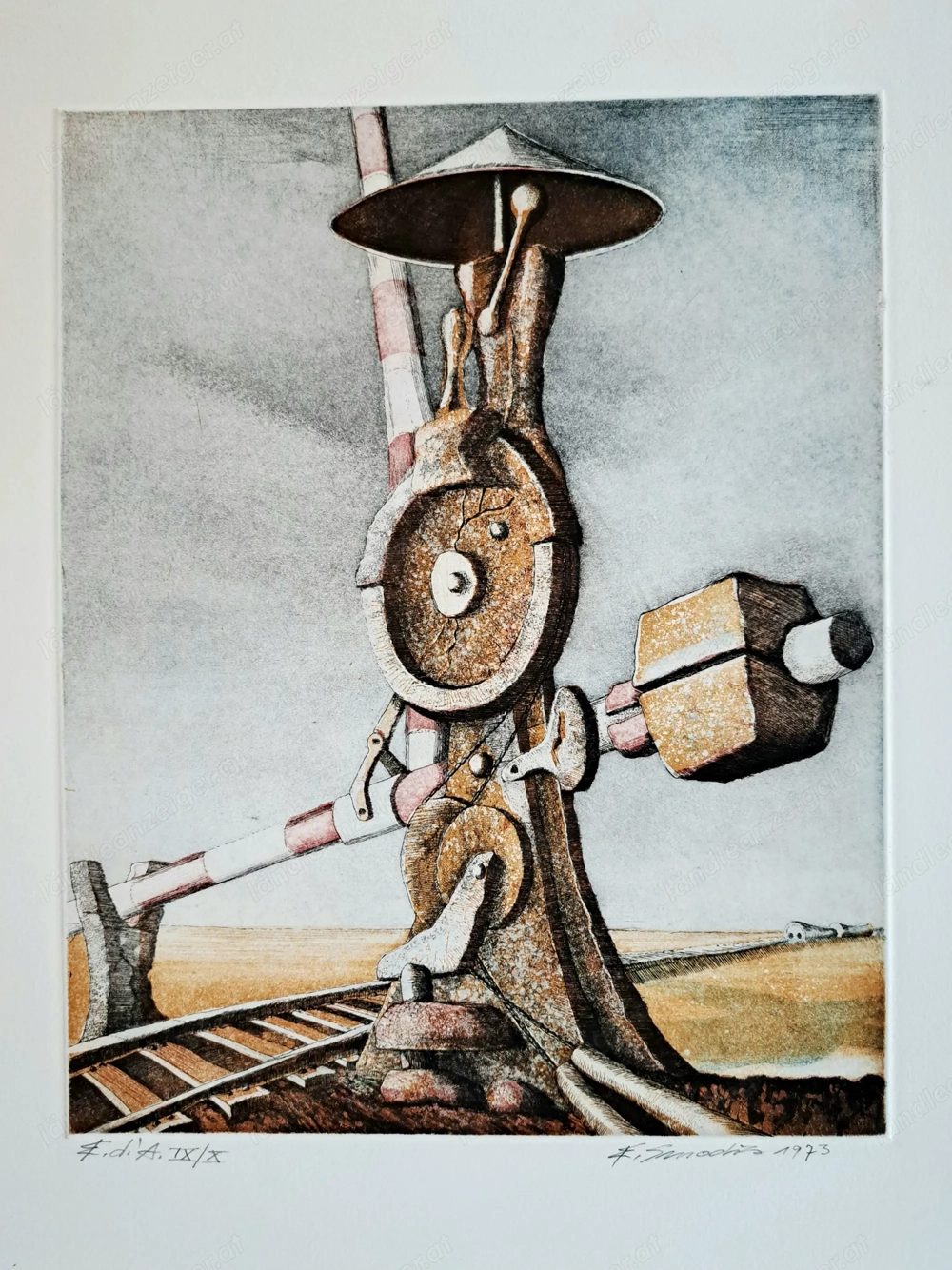 Erich Smodics - Radierung