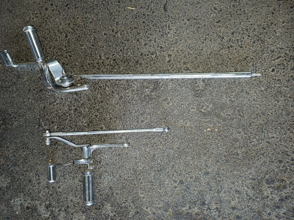 Vorverlegte Fussrastenanlage für HD