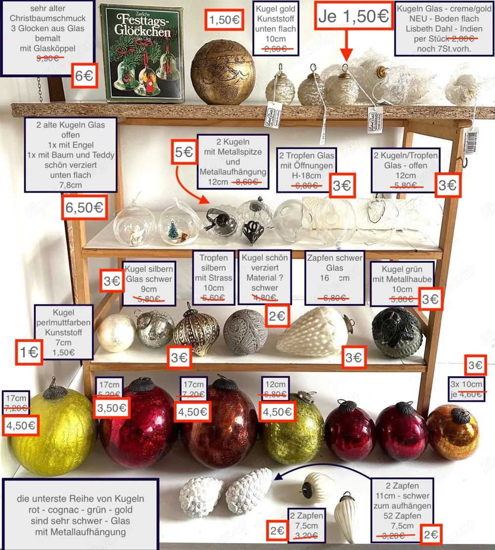 Herrliche Kugeln Dekokugeln Glaskugeln...