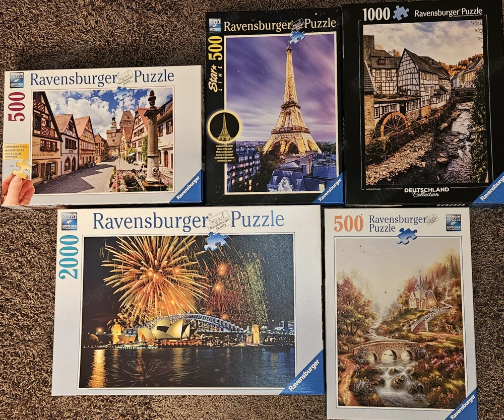 verschiedene Puzzle