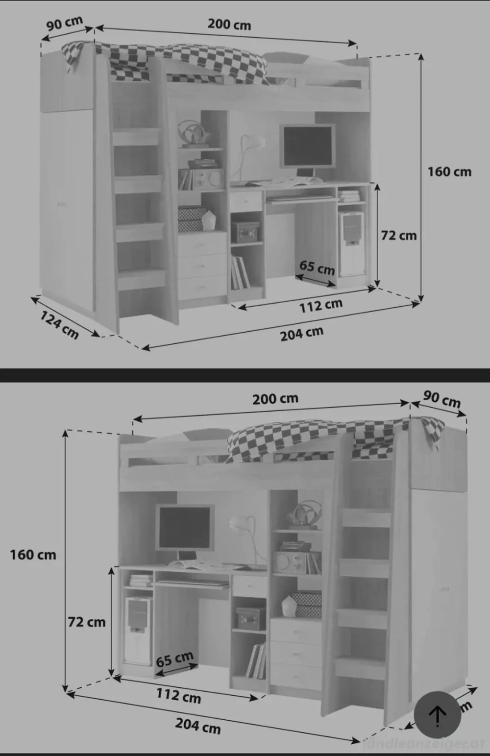verkauft wird ein Kinder Hochbett