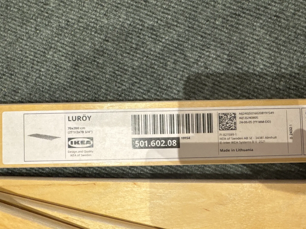 Ikea Luröy Lattenrost 140cm