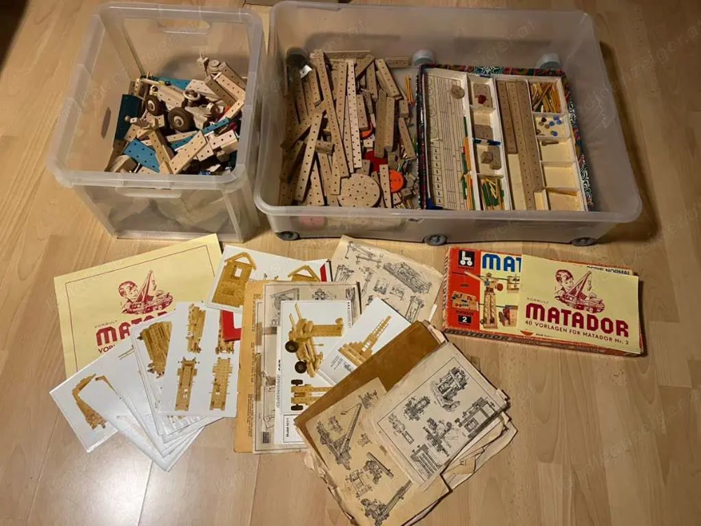 große Matador Sammlung mit sehr vielen Anleitungen