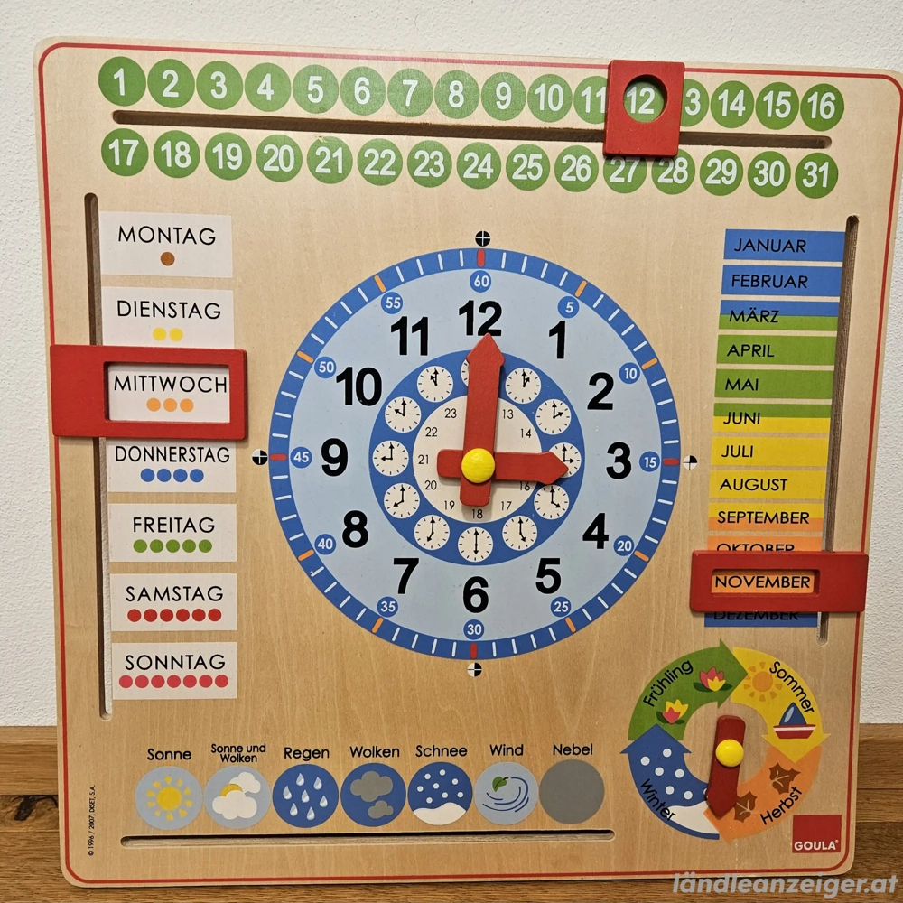 Kalenderuhr von Goula