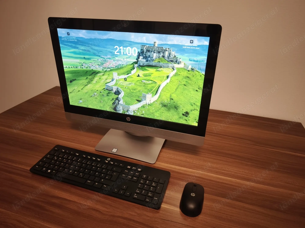 HP All-In-One-PC Win 11 pro 21,5  Touchscreen 250GB SSD + 12GB Intel i5 